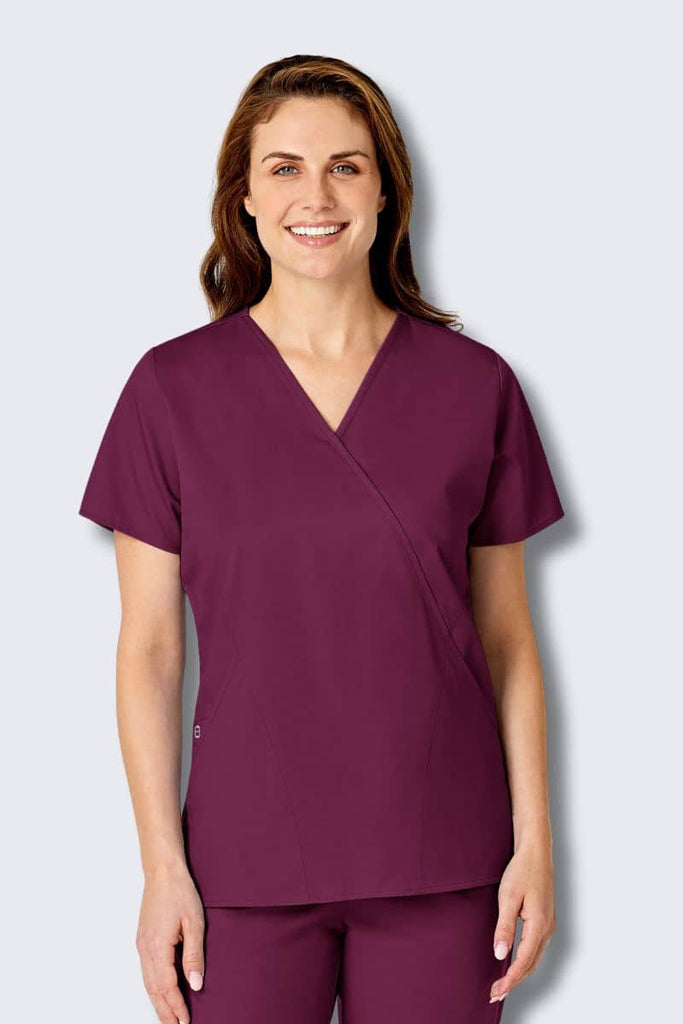 102 Wine Women's Scrub Top by Wink