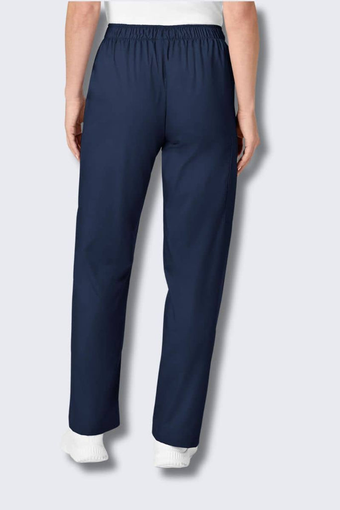 501 Navy Back View Women's Scrub Pants by Wink