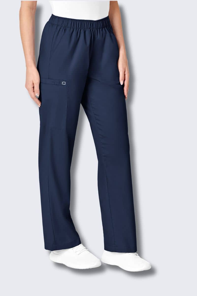 501 Navy Women's Scrub Pants by Wink