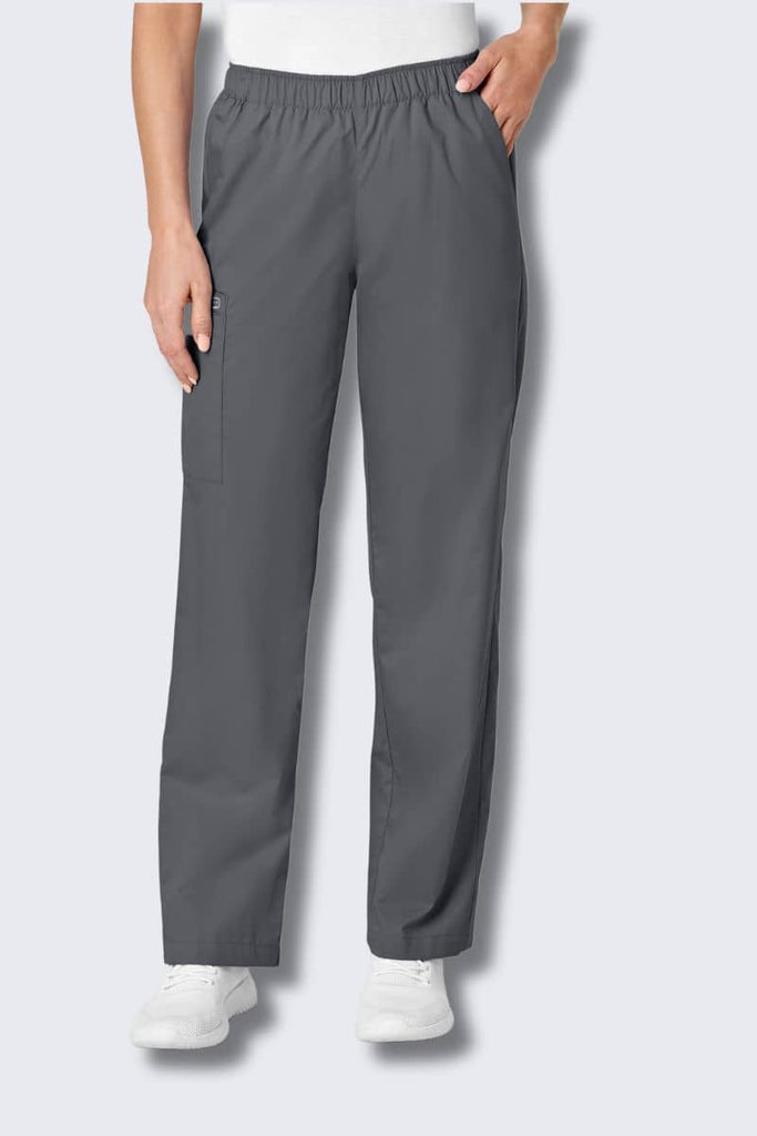 501 Pewter Women's Scrub Pants by Wink