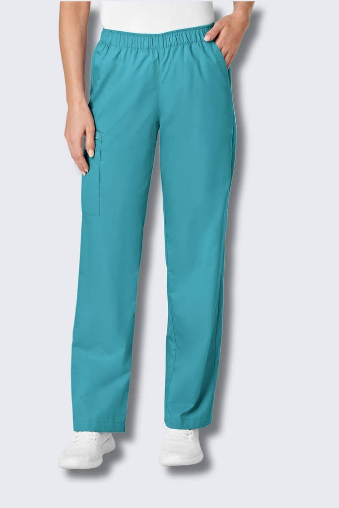 501 Teal Women's Scrub Pants by Wink