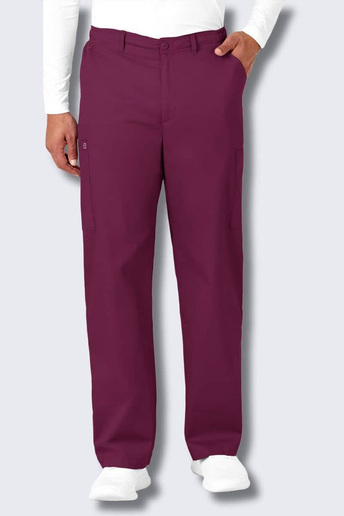 503 Wine Mens Scrub Pants by Wink