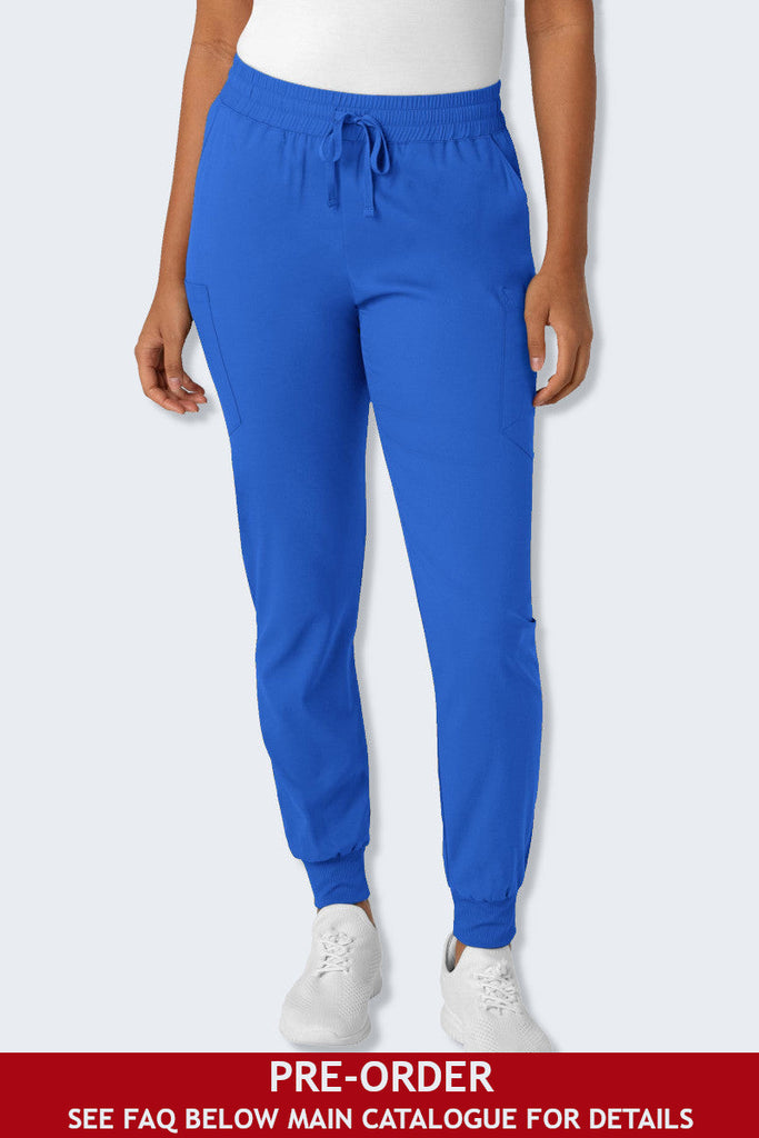 5151 LaserClinics WonderWink Boundless Women's Jogger Scrub Pant Royal,Infectious Clothing Company