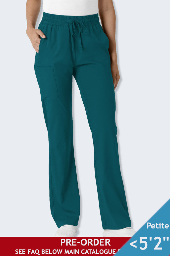 5251P LaserClinics WonderWink Boundless Women's Petite Bootcut Scrub Pant Caribbean,Infectious Clothing Company