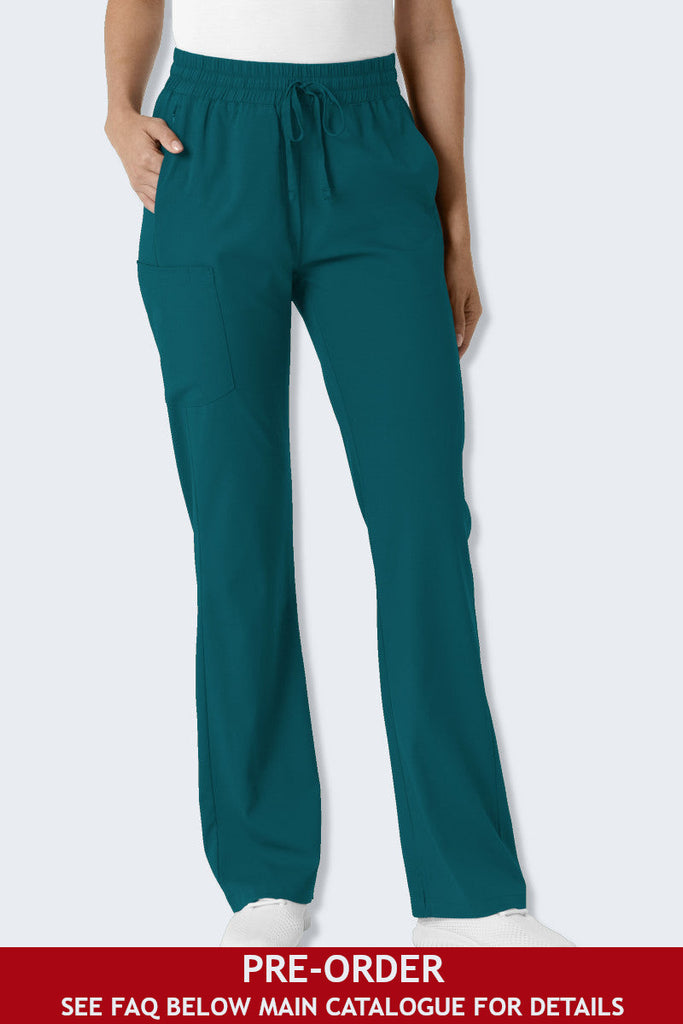 5251 LaserClinics WonderWink Boundless Women's Bootcut Scrub Pant Caribbean,Infectious Clothing Company