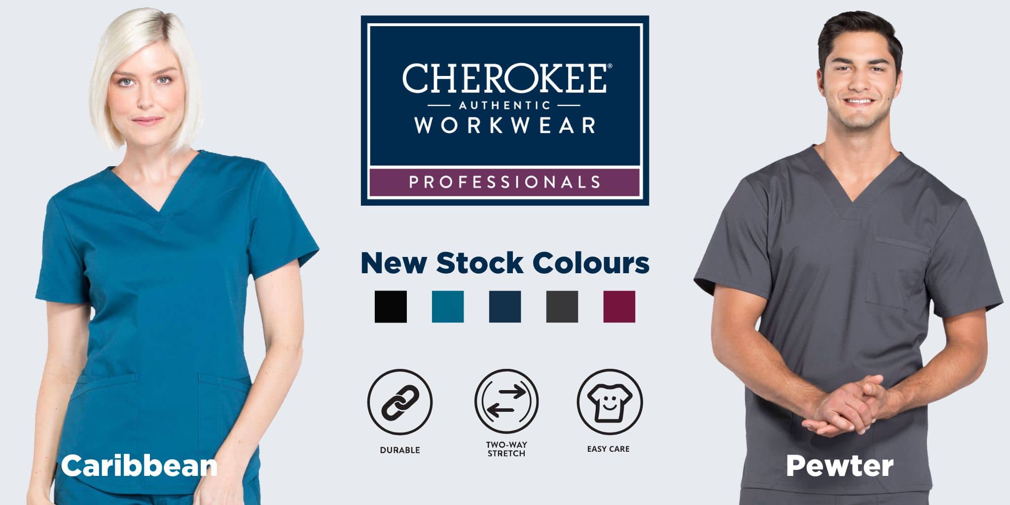 Cherokee Workwear Professionals supplied in Australia by Infectious Clothing Co