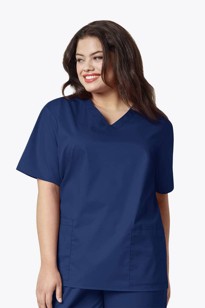 101 WonderWink WonderWORK Women's V-Neck Scrub Top,Infectious Clothing Company