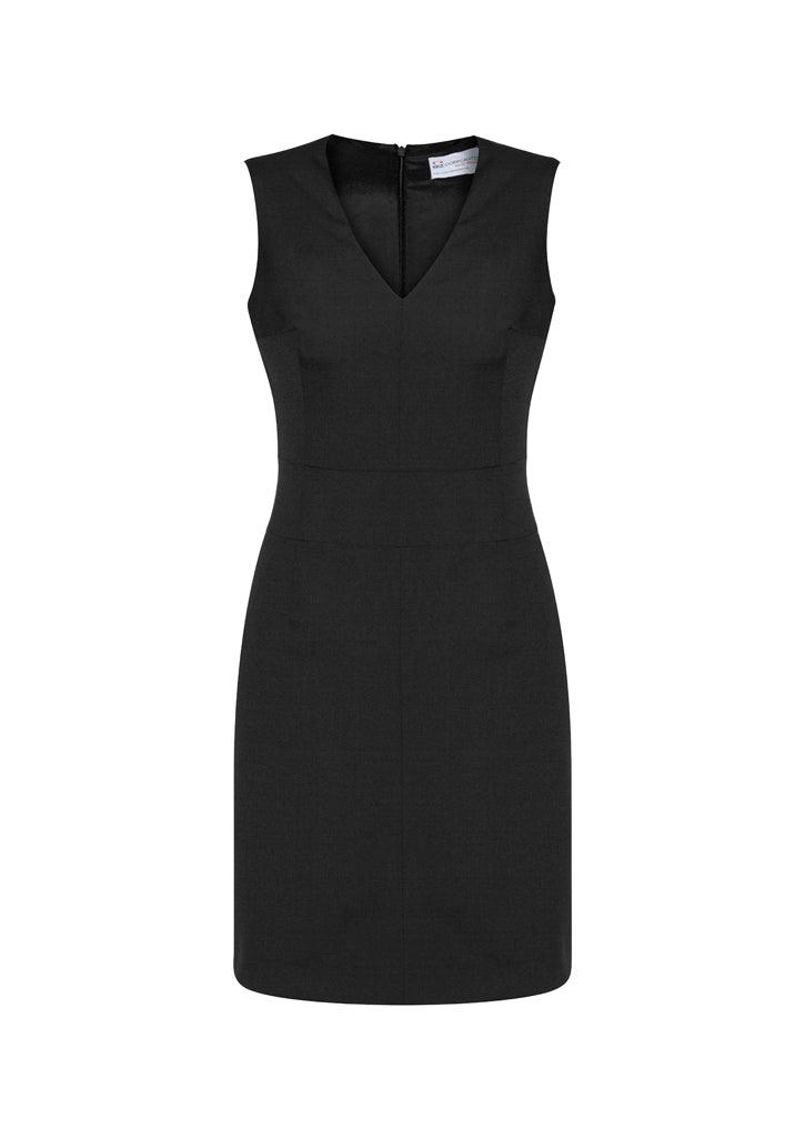 30121 Biz Corporates Womens Sleeveless V Neck Dress,Infectious Clothing Company