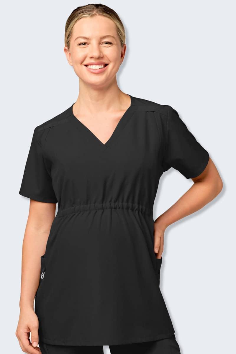 4555 WonderWink W123 Women's Maternity Fit Scrub Top,Infectious Clothing Company