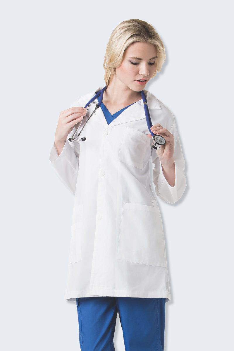 7106 Unisex White Professional Lab Coat for Students, Doctors, Dentists Costume,Infectious Clothing Company