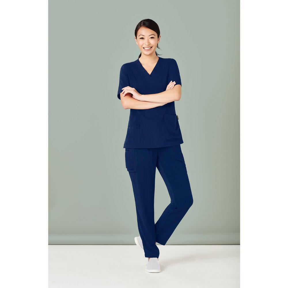 CSP943LL Biz Care Womens Slim Leg Scrub Pant,Infectious Clothing Company