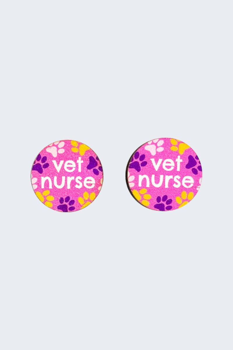 Vet Nurse Large Earrings,Infectious Clothing Company