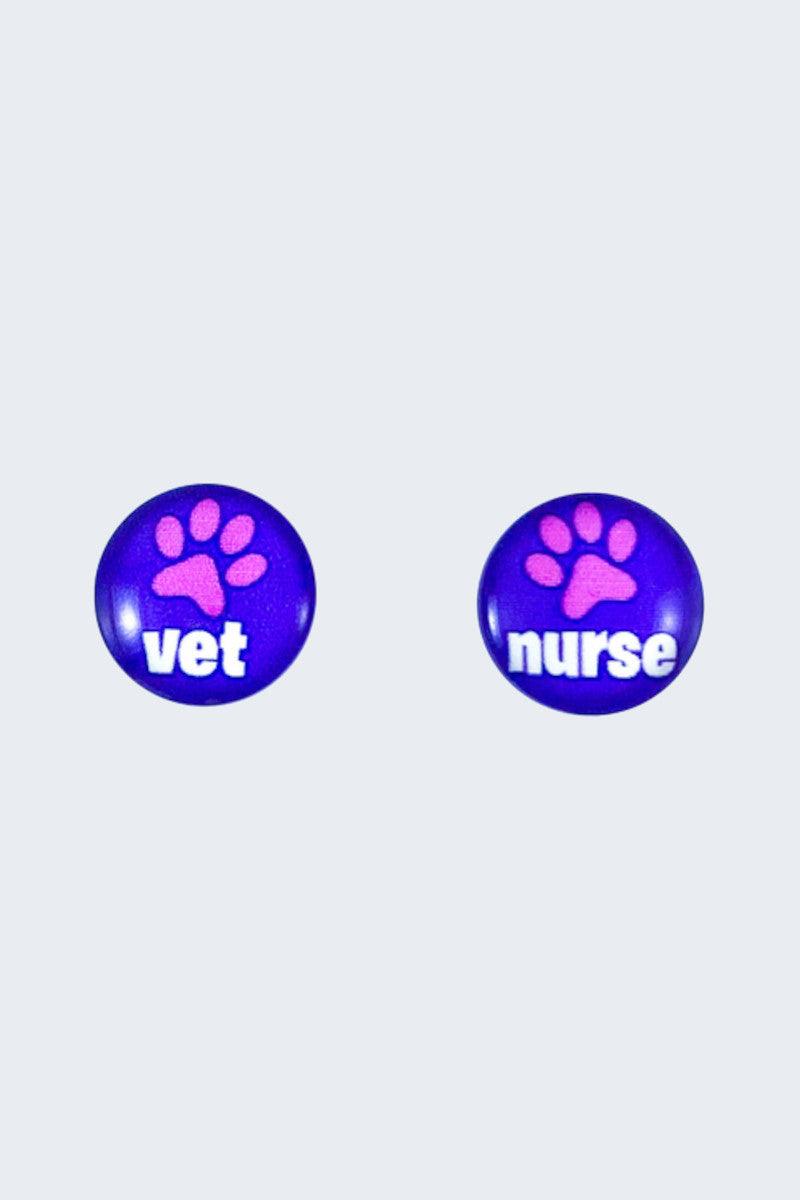 Vet Nurse Medium Earrings,Infectious Clothing Company