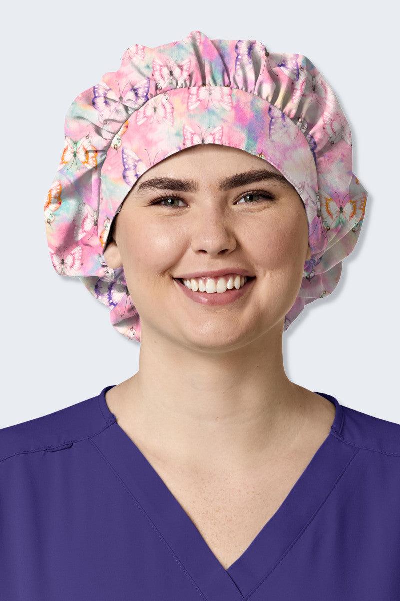 Z43213 Tie Dye Flight Printed Scrub Hat,Infectious Clothing Company